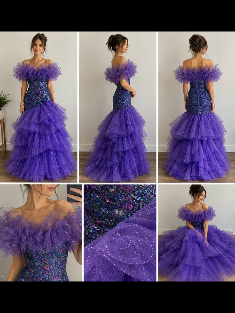 Loralie 1980’s vintage whimsigoth retro prom dress